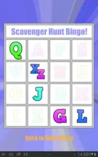 Scavenger Hunt Bingo! Screen Shot 8