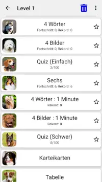 Hunde - Foto-Quiz über alle beliebten Hunderassen Screen Shot 2