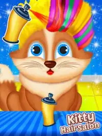 Kitty Hair Beauty Salon - Animal Fun Games Screen Shot 1