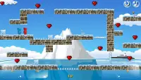 Two Players - Square Bros In Frozen World Screen Shot 8