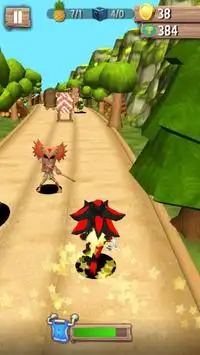 Ninja Sonic Running Shadow Screen Shot 4