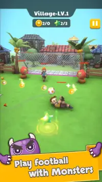 Monster Kick - Casual Soccer Screen Shot 0