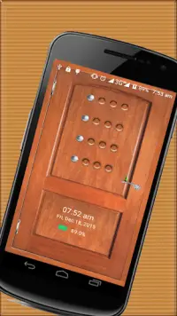 Wooden Door Lock Screen Screen Shot 1