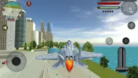 Robot Airplane Simulator Flying Robot Transforming Screen Shot 0