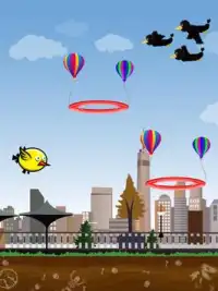 Flying Bird Ring Crosser Приключения Screen Shot 9