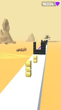 cube surfer - walk through barriers Screen Shot 1
