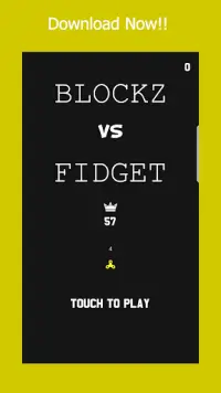 Blocks VS Fidget Spinner : Free Color Snake Game Screen Shot 0