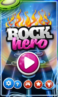 Rock Hero - Guitar Music Game Screen Shot 1