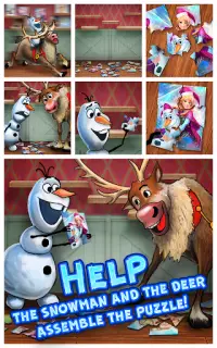 Elsa's Frozened Puzzle Game Screen Shot 1