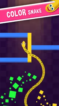 Snake vs Color Blocks - Snake Puzzle Game Screen Shot 5