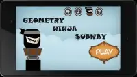 Geometry ninja subway Screen Shot 1