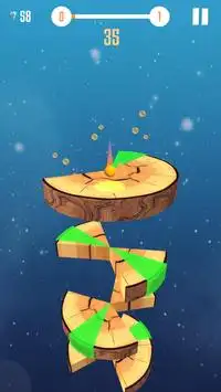 Wooden Helix Jump Screen Shot 3