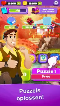 Link Pets: match 3 puzzel spel Screen Shot 0