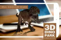 3D حديقة الديناصور محاكاة Screen Shot 1
