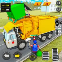 Truck Driving Game Trash Truck Screen Shot 0