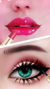 DIY Makeup Games Beauty Artist Screen Shot 2