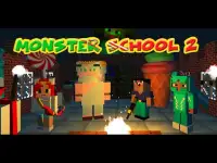 Zombie Monster school 2 Noob Vs Hacker Screen Shot 0
