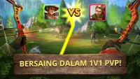 Bow Hunting Duel: Game Berburu Hewan 1v1 PvP Screen Shot 2