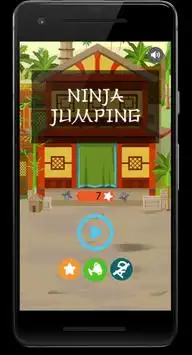 Ninja Jumping Screen Shot 0