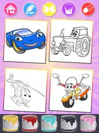 Cars Coloring Books for Kids Screen Shot 5