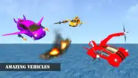 Flying Air Bus Ultimate : Monster Truck Shooter Screen Shot 0