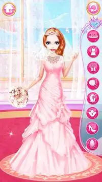 Juegos de vestir de boda de la princesa real Screen Shot 5