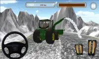 Winter-Schneefräse Truck Sim Screen Shot 2