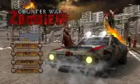 Pazzo Zombies auto Guerre 3D Screen Shot 4
