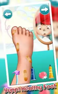 Fuß-Doktor: Kids Casual Game Screen Shot 1