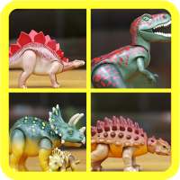 Dinosaurio juego de puzzle