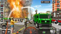 Emergency Fire Truck Game Screen Shot 2