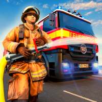 Firefighter Truck Rescue Games
