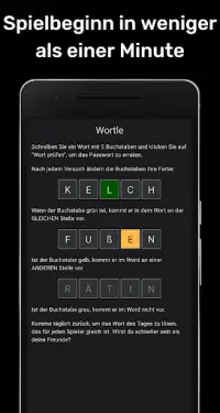 Wortle - Wortspiel auf Deutsch Screen Shot 3