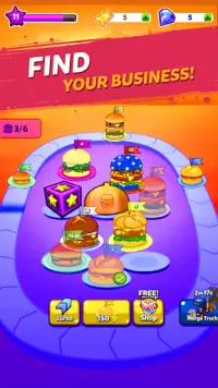 Merge Burger: Food Evolution Cooking Merger Screen Shot 2