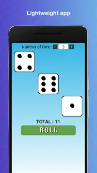Dice Roller : 6-sided dice at your fingertips Screen Shot 4