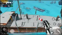 tiro de guerra da Marinha 3D -de guerra artilheiro Screen Shot 3