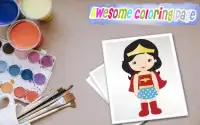 Mini superhero coloring game Screen Shot 3