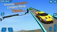 Crazy Ramp Car Jump: New Ramp Car Stunt Games 2021 Screen Shot 0
