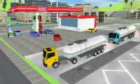 شاحنة نقل النفط شاحنة لعبة Screen Shot 3