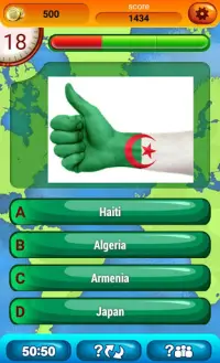 Drapeaux Jeu de Quiz Screen Shot 6