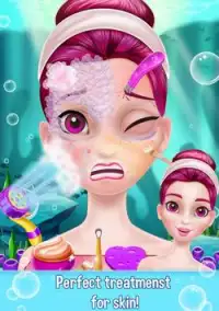 Mermaid Makeover Beauty Salon - Facial Treatment Screen Shot 1