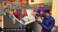 Supermercado virtual Grocery Cashier Family Game Screen Shot 1