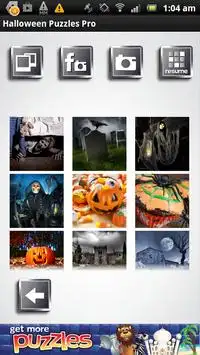 Halloween Puzzles Screen Shot 1