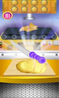 Potato Chips Making Games Screen Shot 1