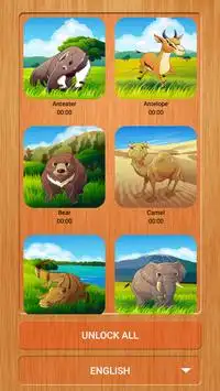 Animal Games for Kids Puzzles Screen Shot 1