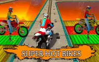 Moto Bike Rider: Las mejores acrobacias Racer Jueg Screen Shot 3