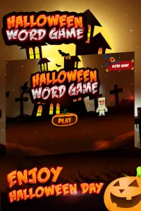 Halloween word game Screen Shot 0