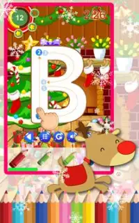 Abc Natale gioco alfabeto Screen Shot 1