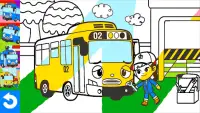 Little Bus Coloring Magic Touch Screen Shot 3