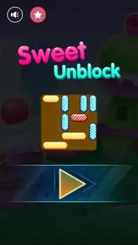 Unblock Candy Puzzle - Candy Games Screen Shot 0